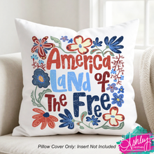 Load image into Gallery viewer, America Land of the Free Pillow Case R26-05