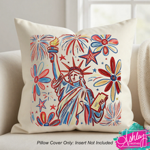 Load image into Gallery viewer, Lady Liberty Pillow Case R26-05