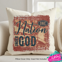 Load image into Gallery viewer, One Nation Under God Pillow Case R26-05