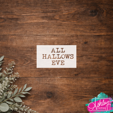 Load image into Gallery viewer, Stencil - Halloween Tags S26-07