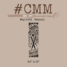 Load image into Gallery viewer, May 2024 Stencils - (Set of Three) Firework Stencils