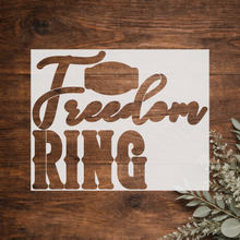 Load image into Gallery viewer, Stencil - Let Freedom Ring Overlay/Underlay S24-05