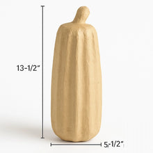 Load image into Gallery viewer, Paper Mache Medium Tall/Skinny Pumpkin