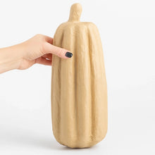 Load image into Gallery viewer, Paper Mache Medium Tall/Skinny Pumpkin