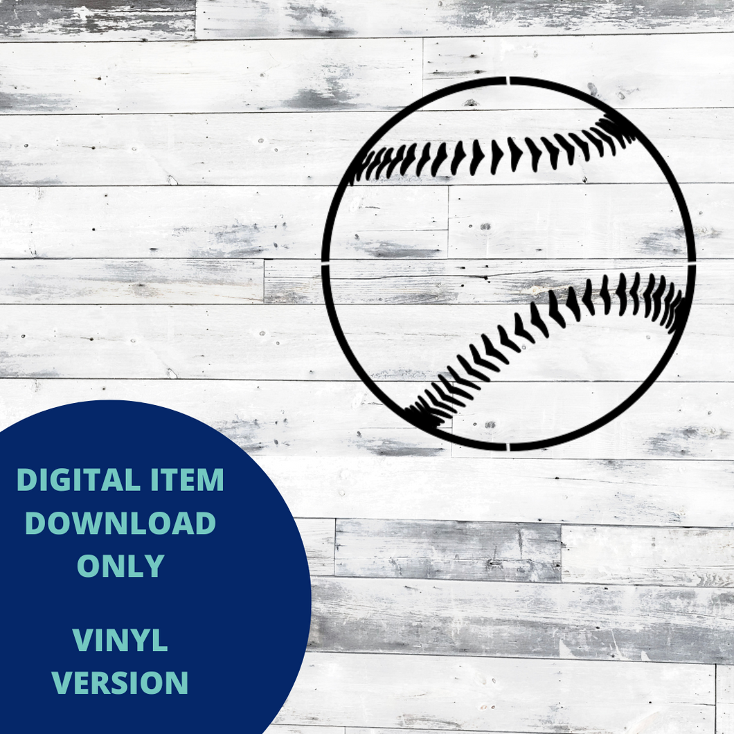 Ball - Baseball VINYL SVG