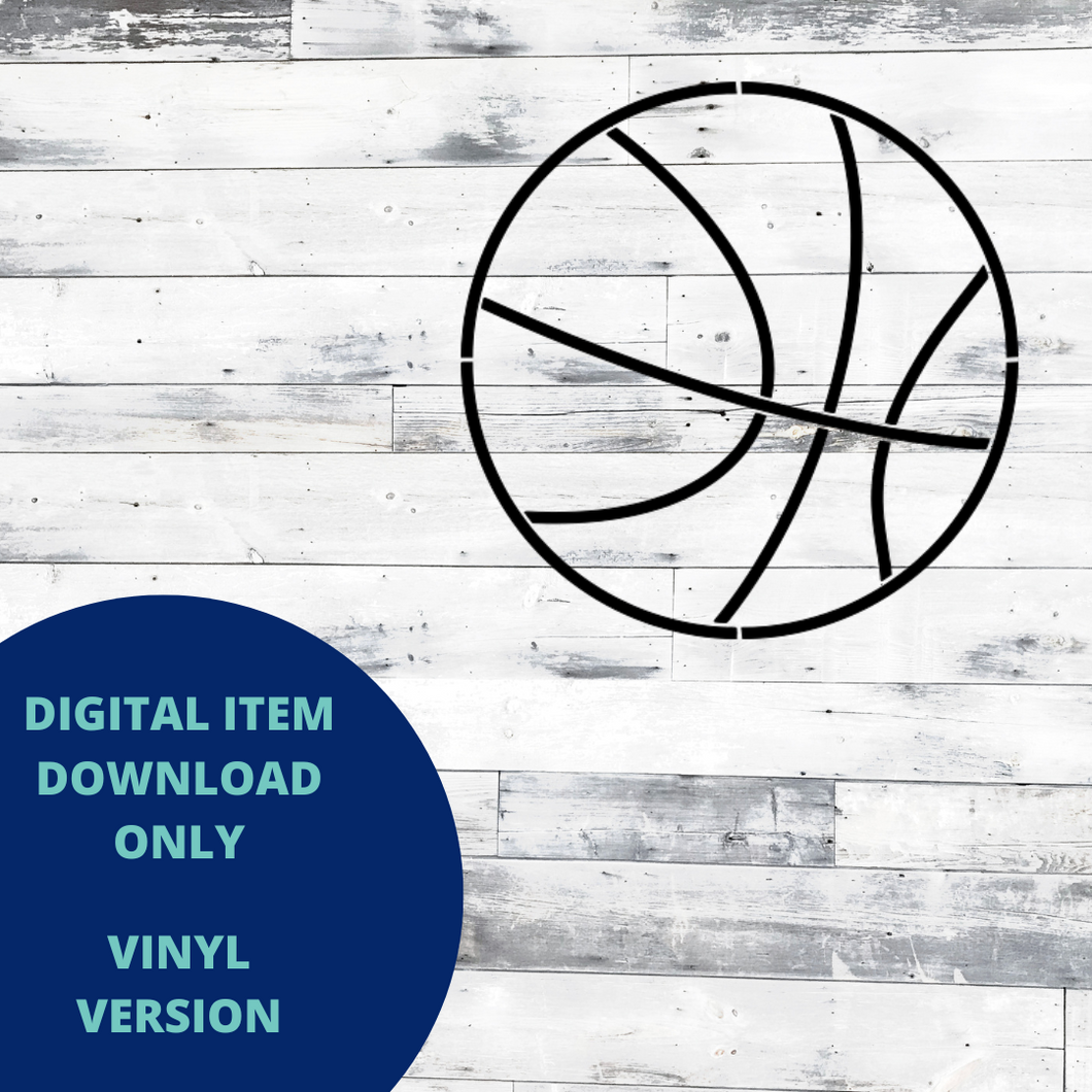 Ball - Basketball VINYL SVG