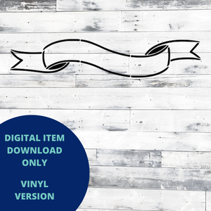 Banner - Wavy VINYL SVG