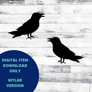 Crows MYLAR SVG
