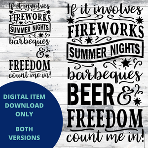 If it involves fireworks MYLAR & VINYL SVG Set