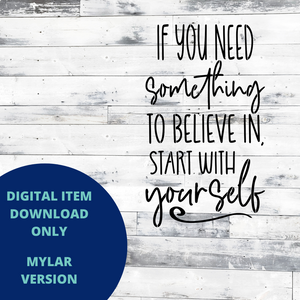If you need something MYLAR SVG